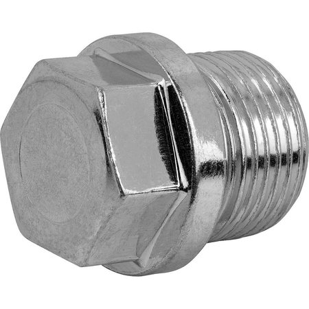 KIPP Screw Plug, 14 mm Dia, Gray, Steel Zinc Plated K1131.10018